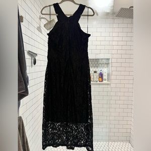 Black Sam Edelman lace dress